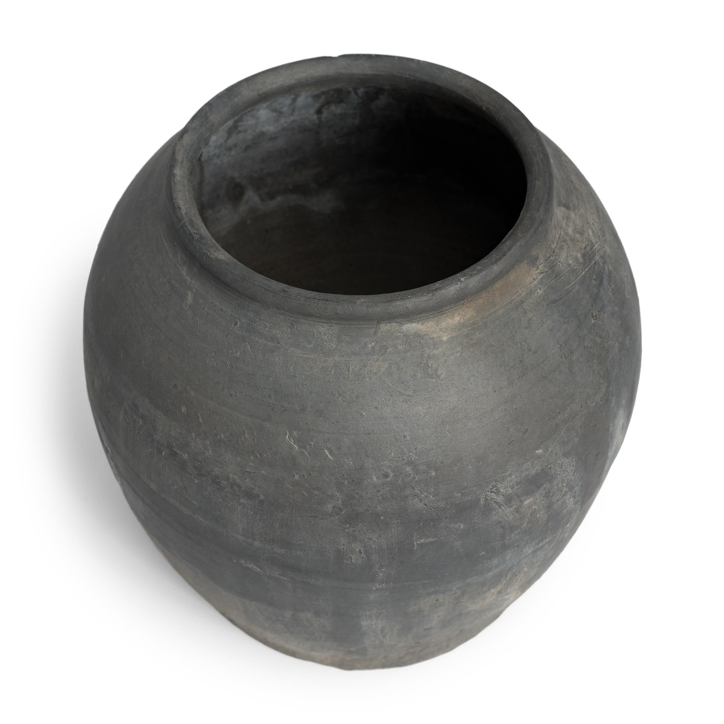 Chinese Export Black Chinese Clay Vessel, c. 1900