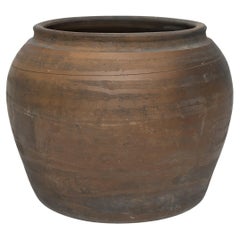 Stoneware Clay Vessel For Sale at 1stDibs