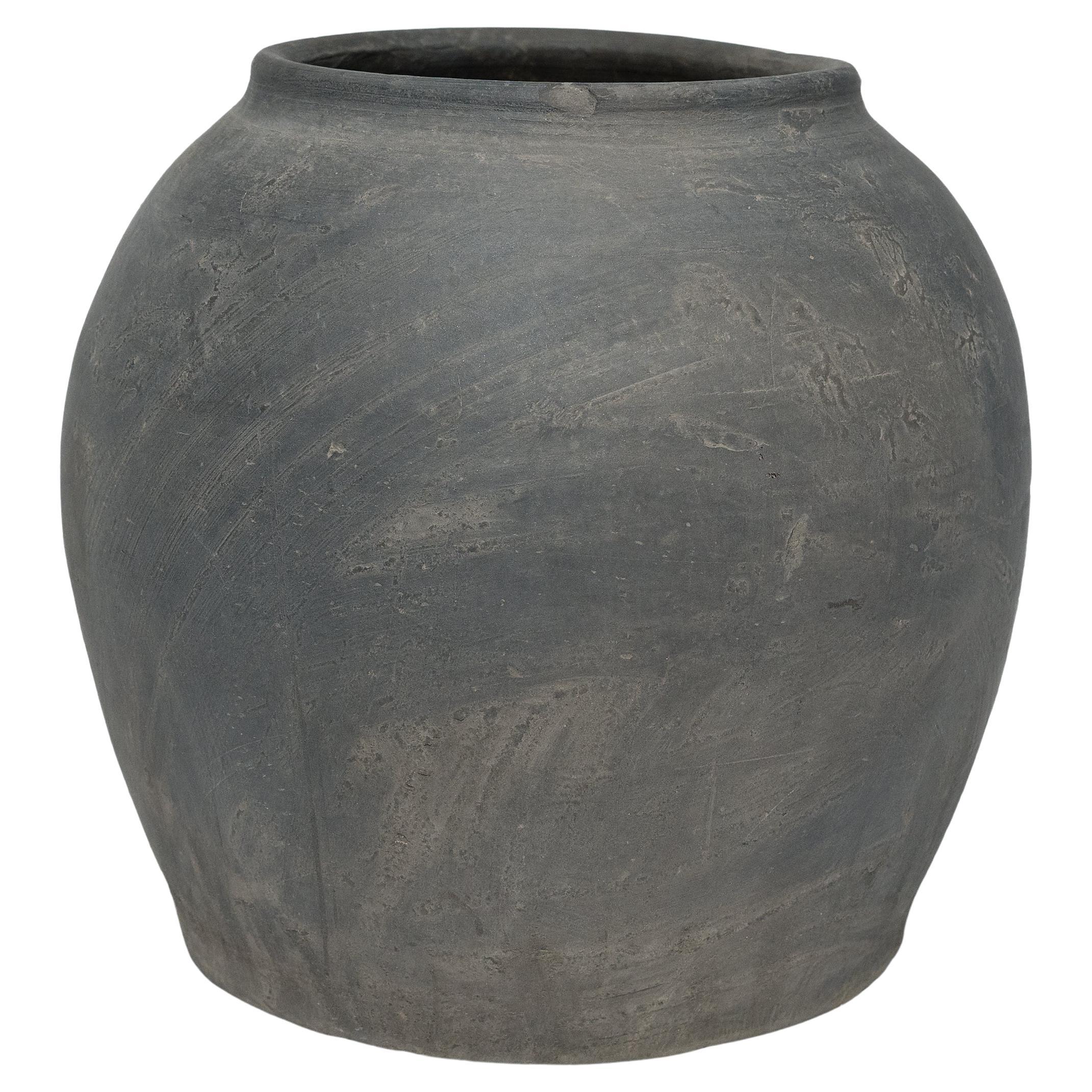 Black Chinese Clay Vessel, c. 1900