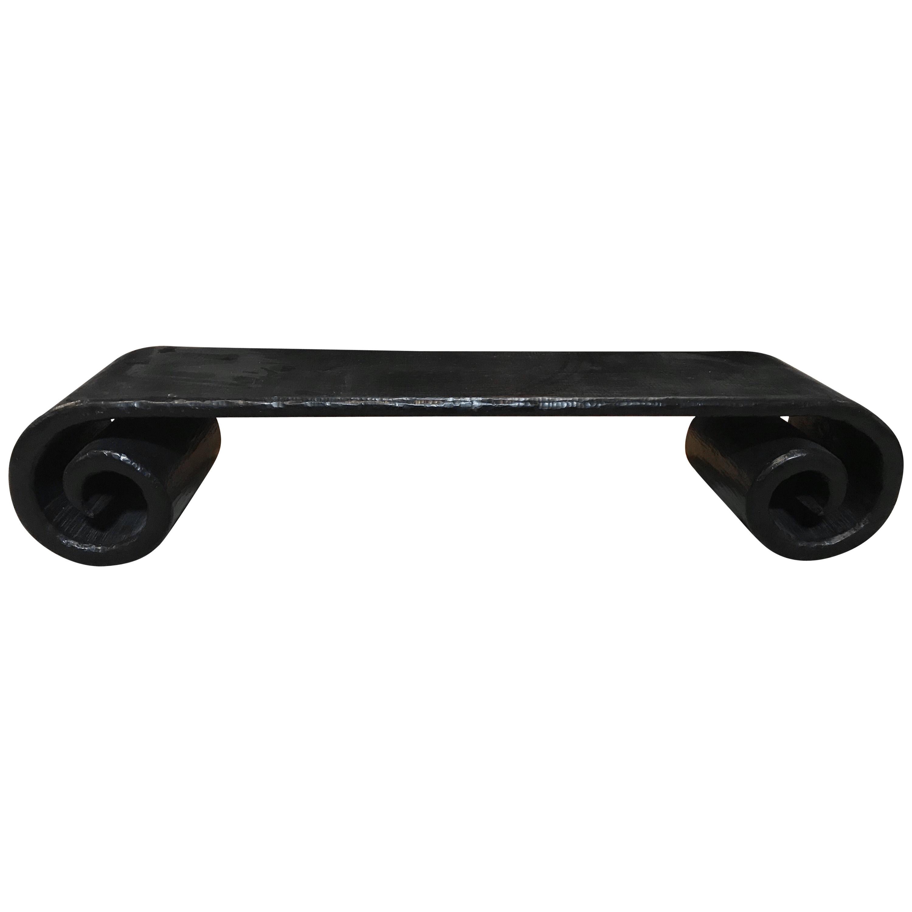 Black Chinese Low Cocktail Table
