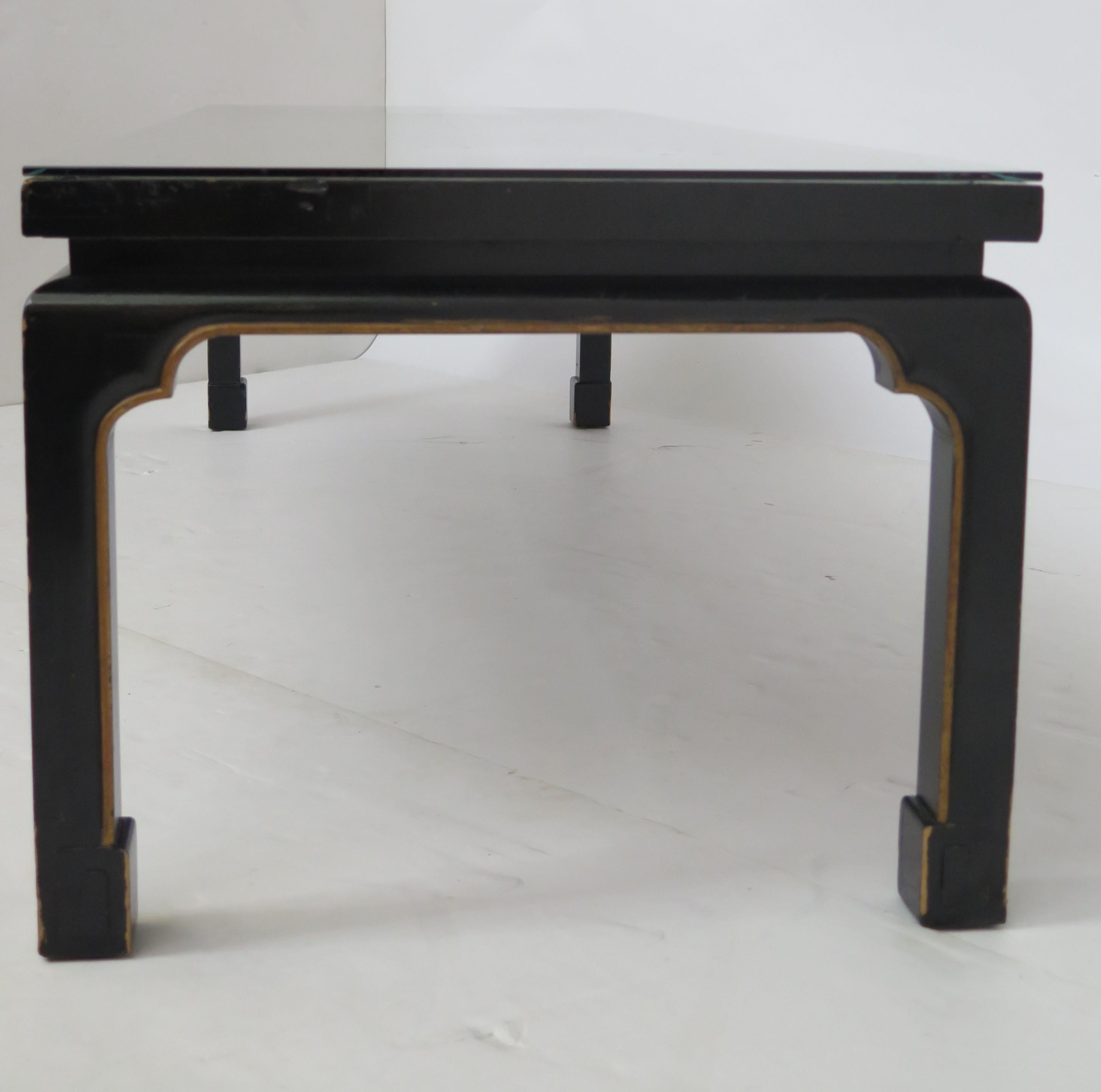 Black Chinoisere Coffee Table 8