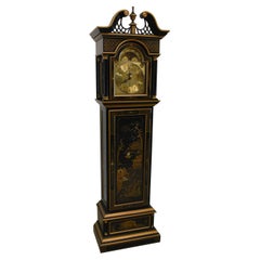 Black Chinoiserie Grandfather Clock by Sligh Model # 0996-1-BD