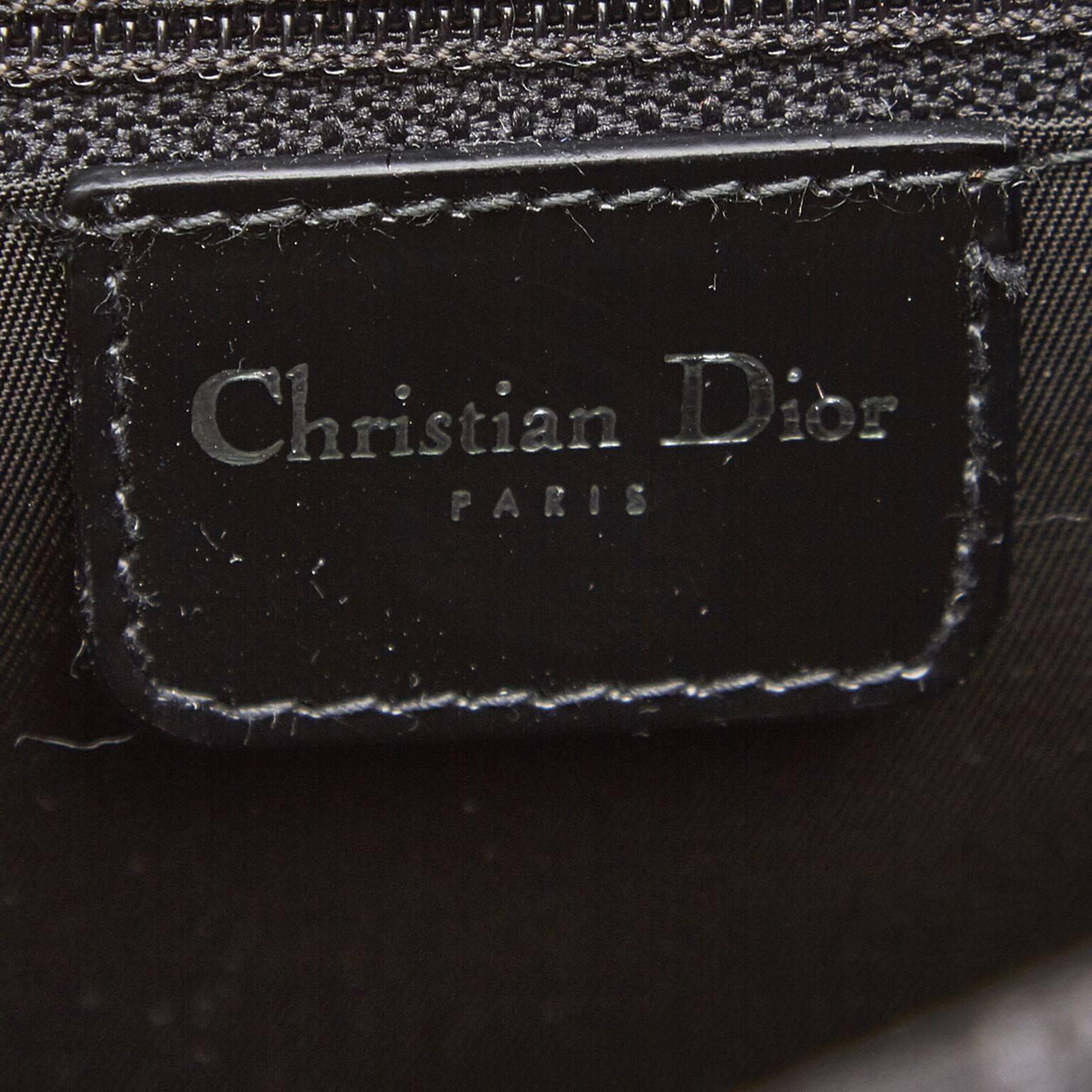 Christian Dior Black Jacquard Oblique Dtrick Bag 2
