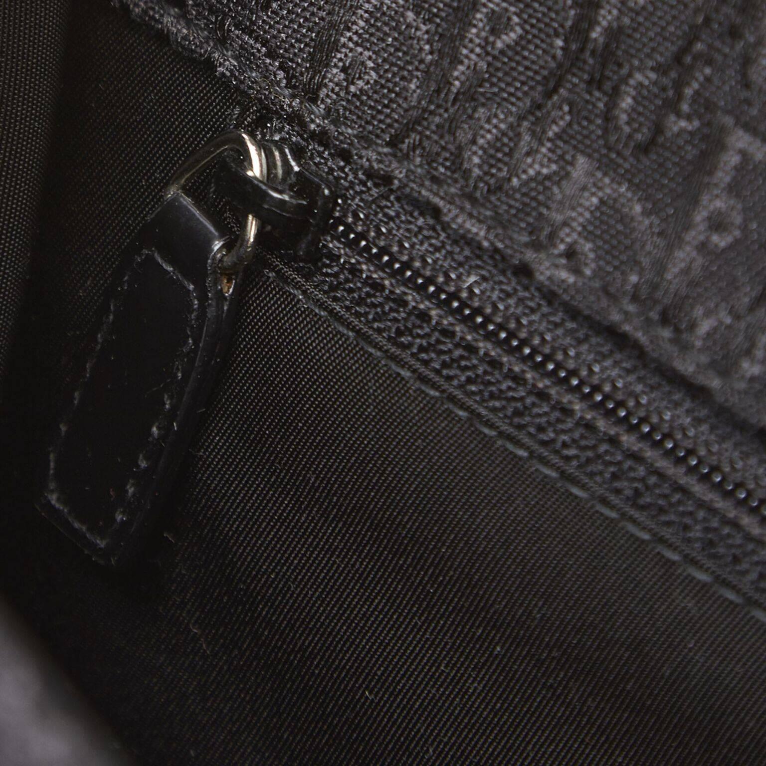Christian Dior Black Jacquard Oblique Dtrick Bag 4