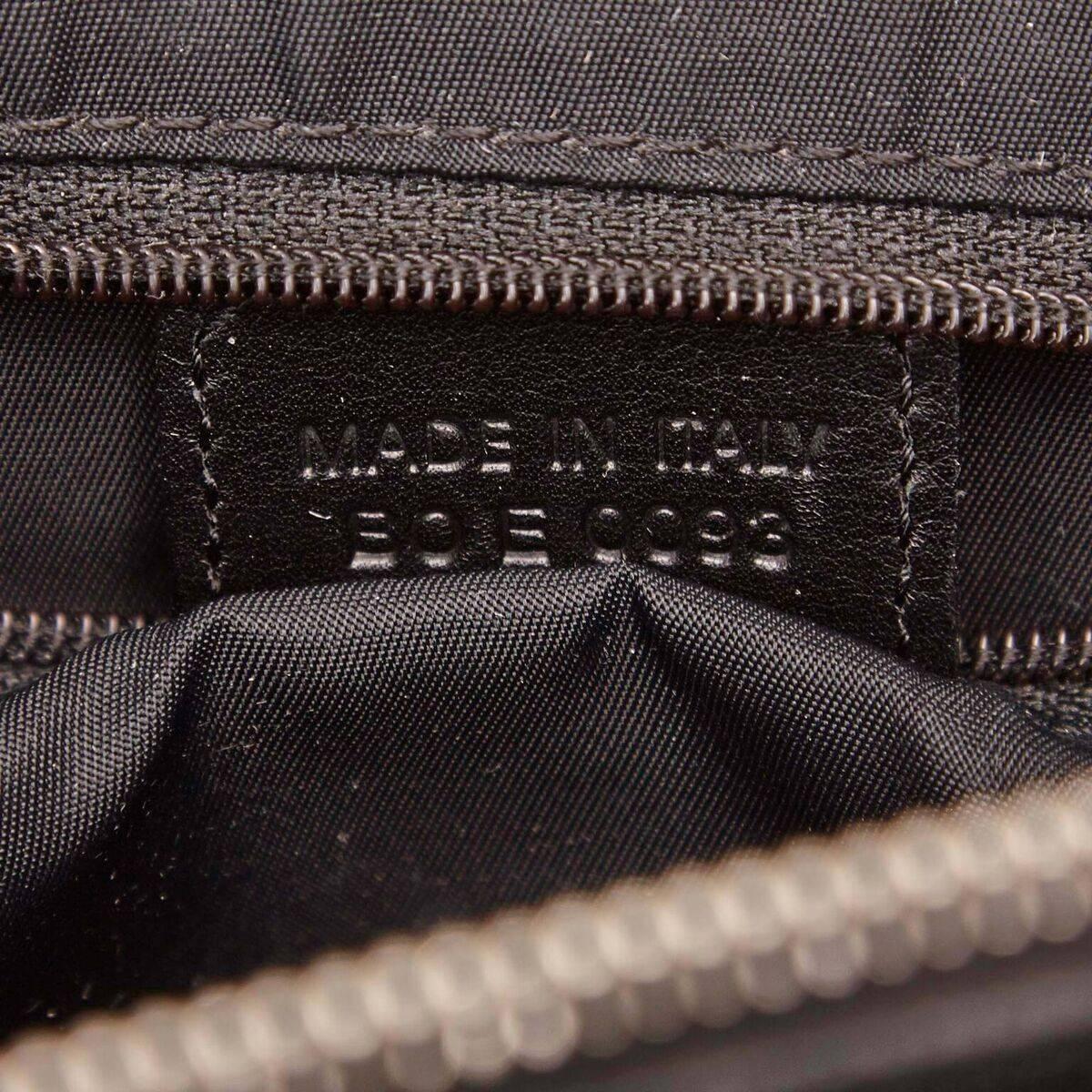 Black Christian Dior Oblique Jacquard Crossbody Bag 2