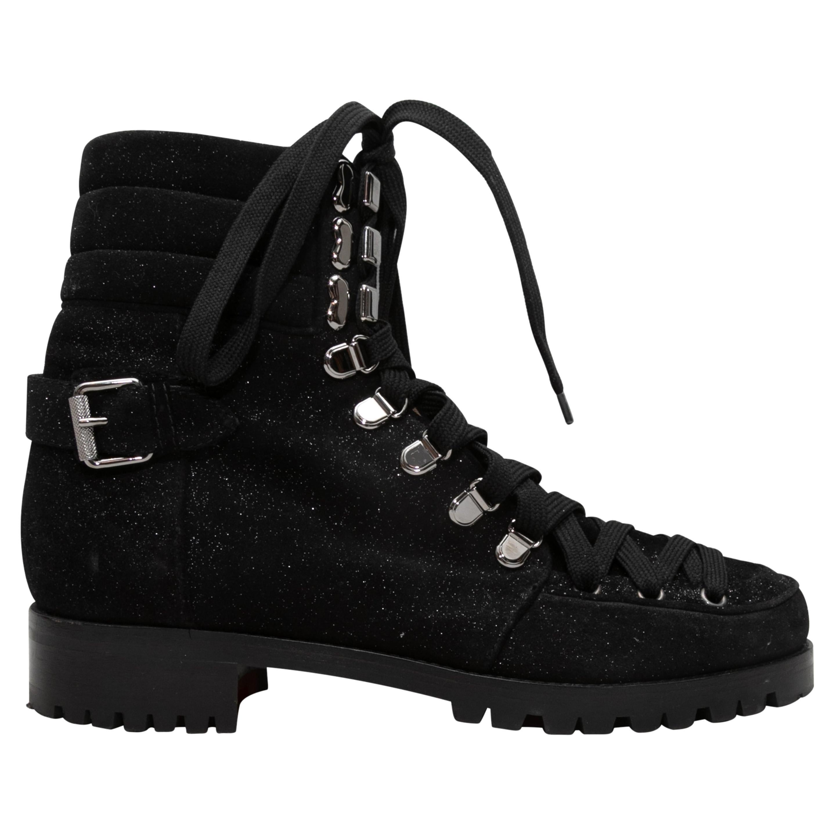 Christian louboutin military boots sale