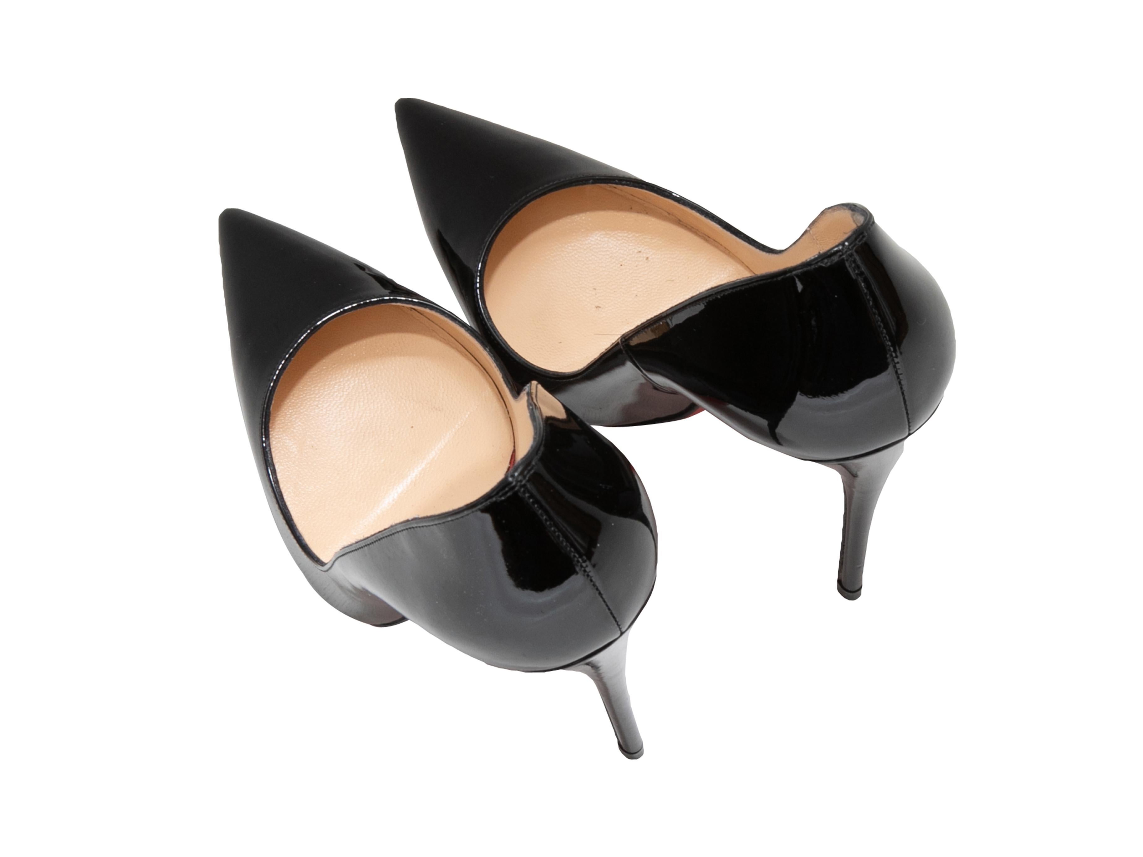 Women's Black Christian Louboutin Patent So Kate Pumps Size 36 For Sale