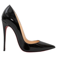 Schwarze Christian Louboutin So Kate Pumps aus Lackleder in Schwarz Größe 36