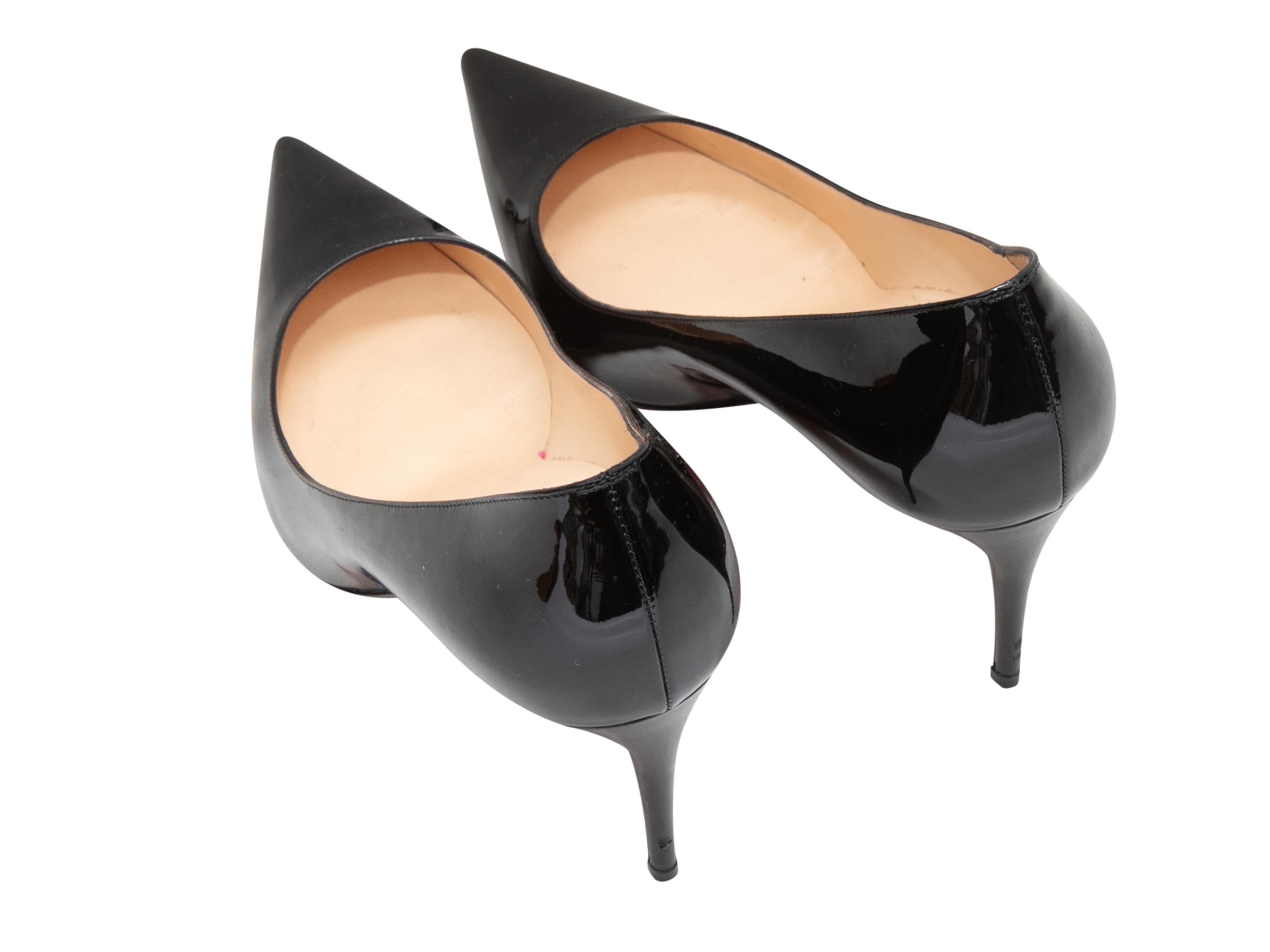 Black Christian Louboutin Pigalle 85mm Pumps In Good Condition In New York, NY