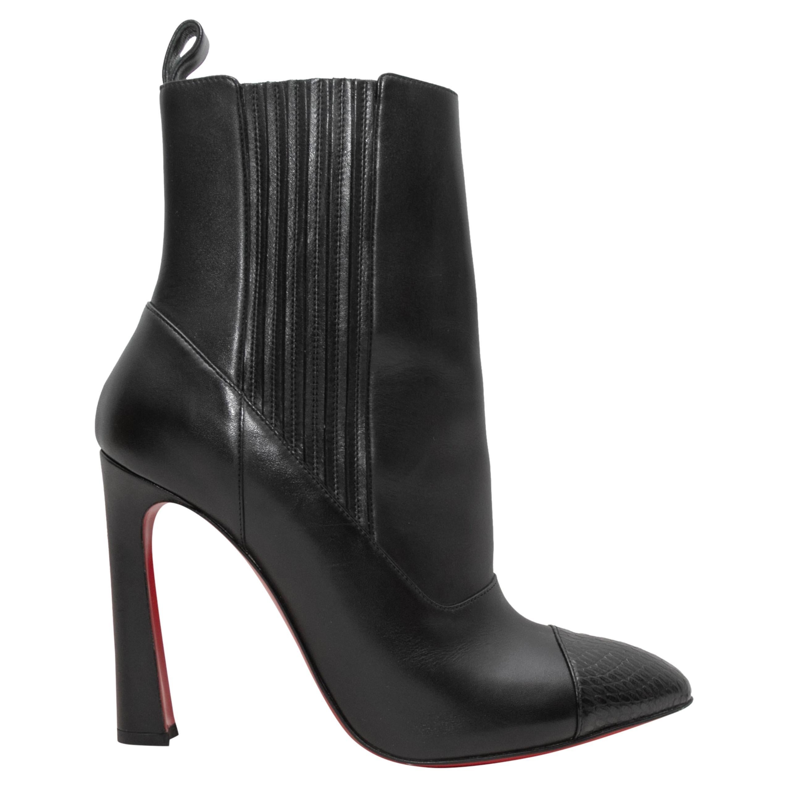 Christian Louboutin - Bottines à talons pointus - Taille 38,5