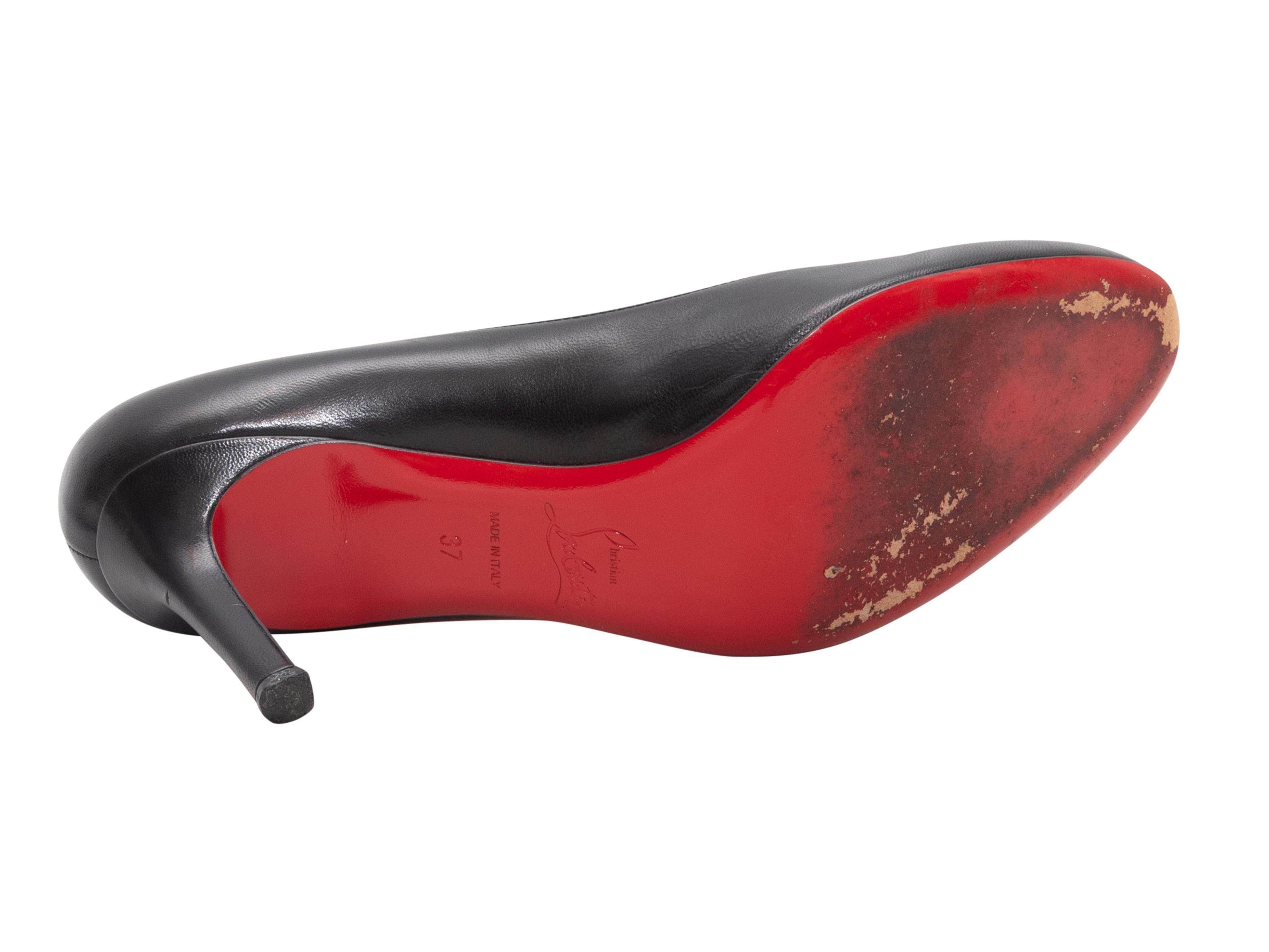  Escarpins noirs Christian Louboutin Simple 85 Taille 37 Pour femmes 