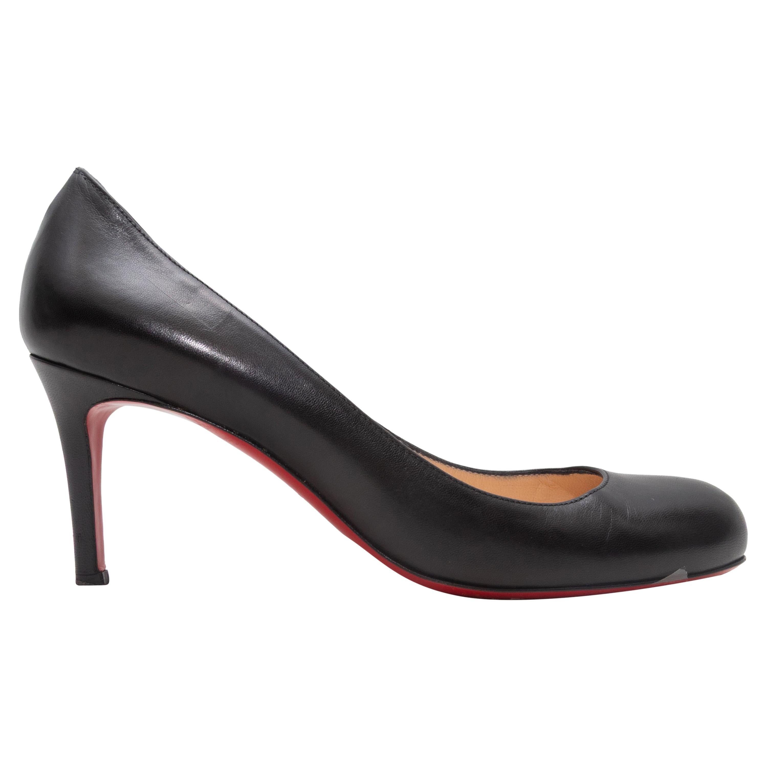 Christian Louboutin nero Simple 85 Pumps Taglia 37