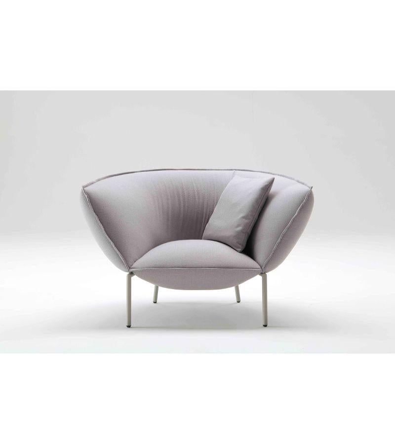 Modern Black Chromed You Armchair by Luca Nichetto For Sale
