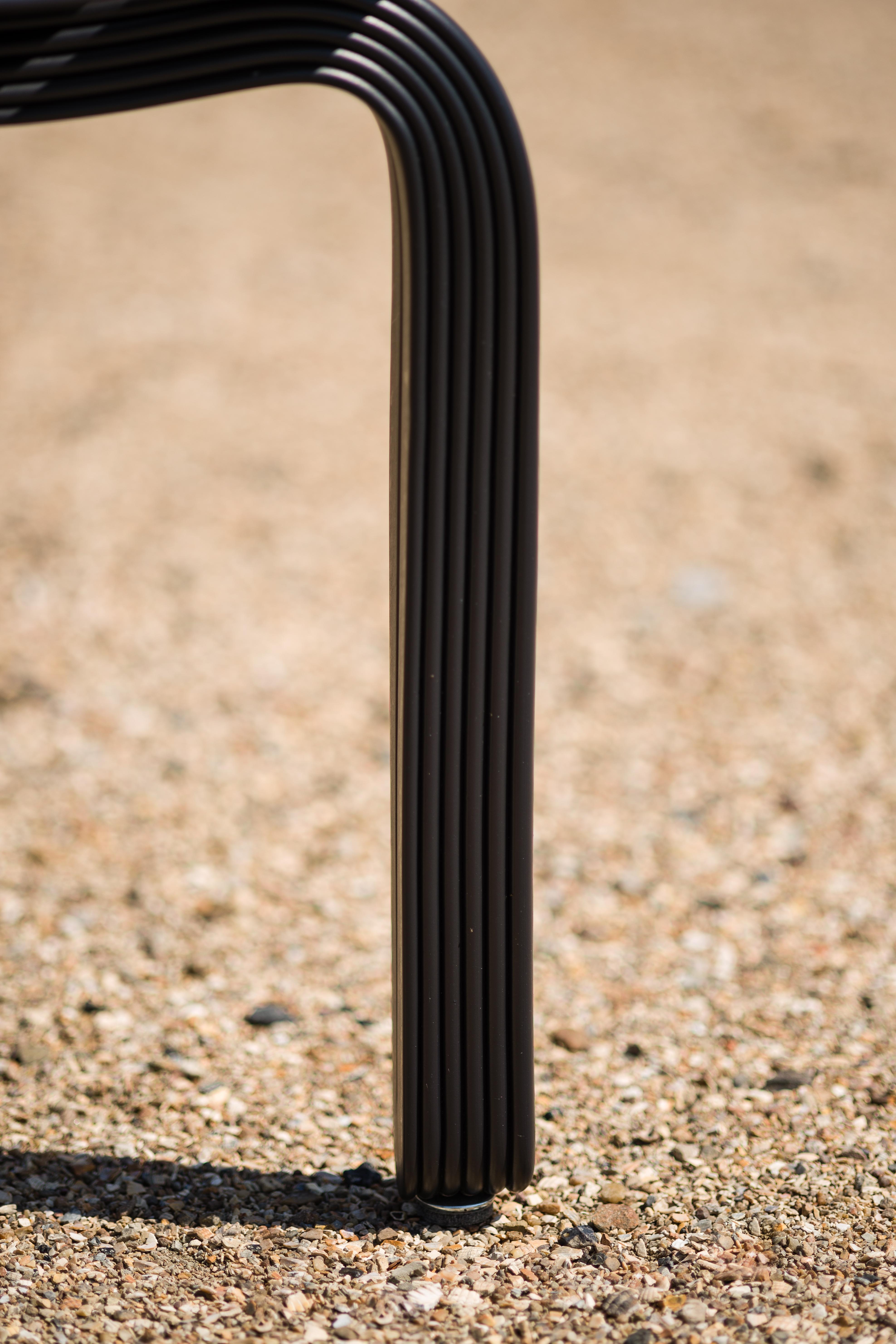 Silla Chubby negra de plástico reciclado impreso en 3D en Nuevo estado para la venta en London, GB