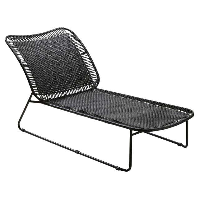 Rattan Sleigh Form Daybed by Ficks Reed at 1stDibs