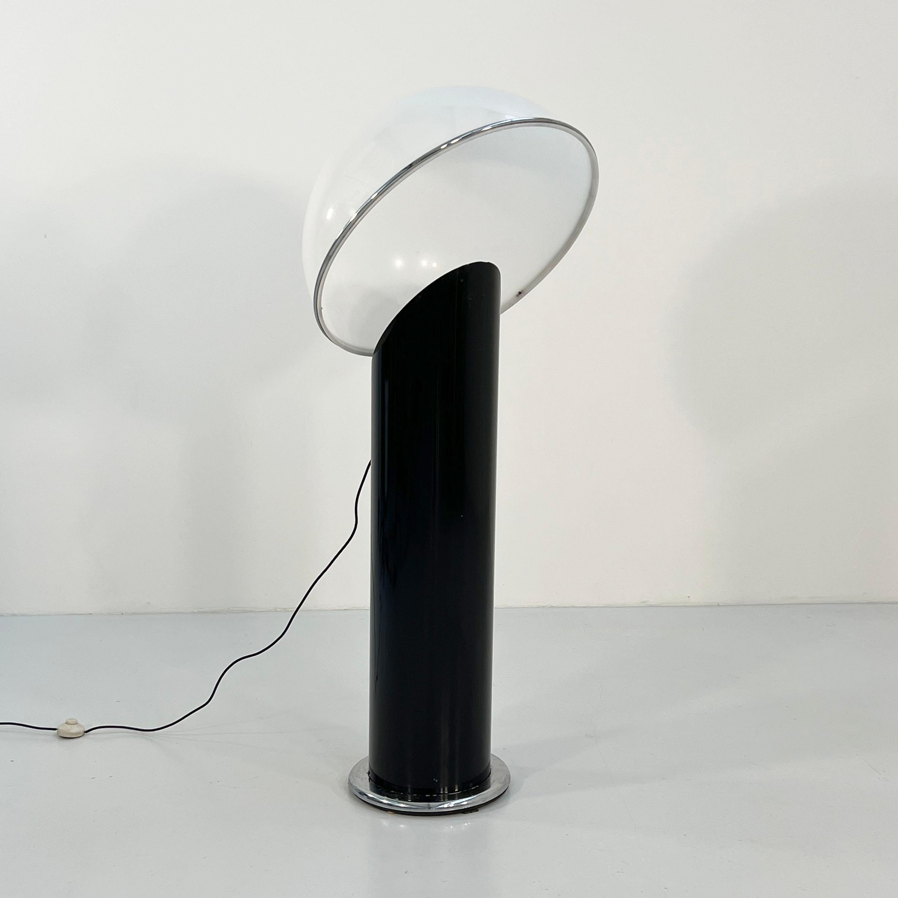 Black Ciot Floor Lamp by Ennio Chiggio for Lumenform, 1970s 5