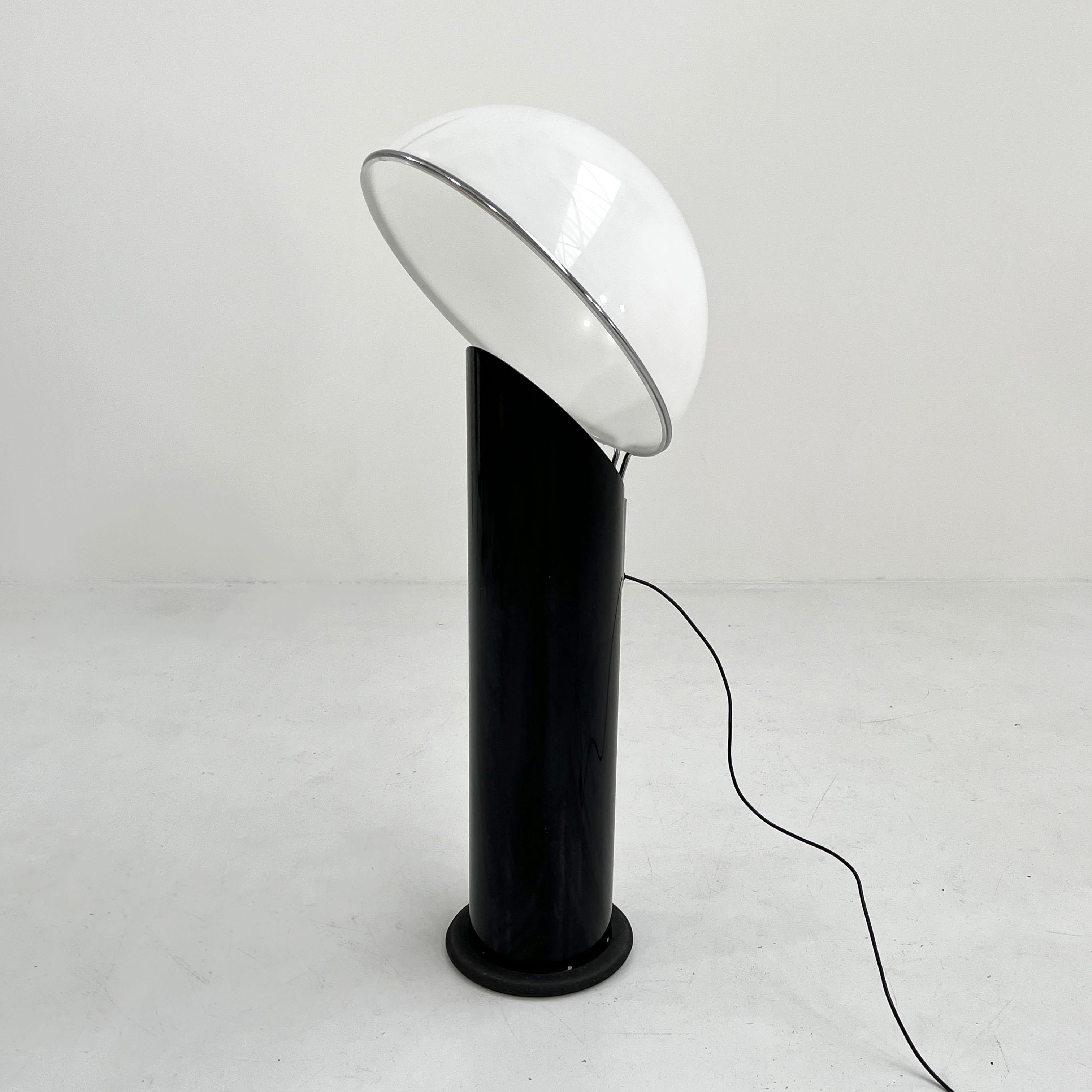 Black Ciot Floor Lamp by Ennio Chiggio for Lumenform, 1970s 2