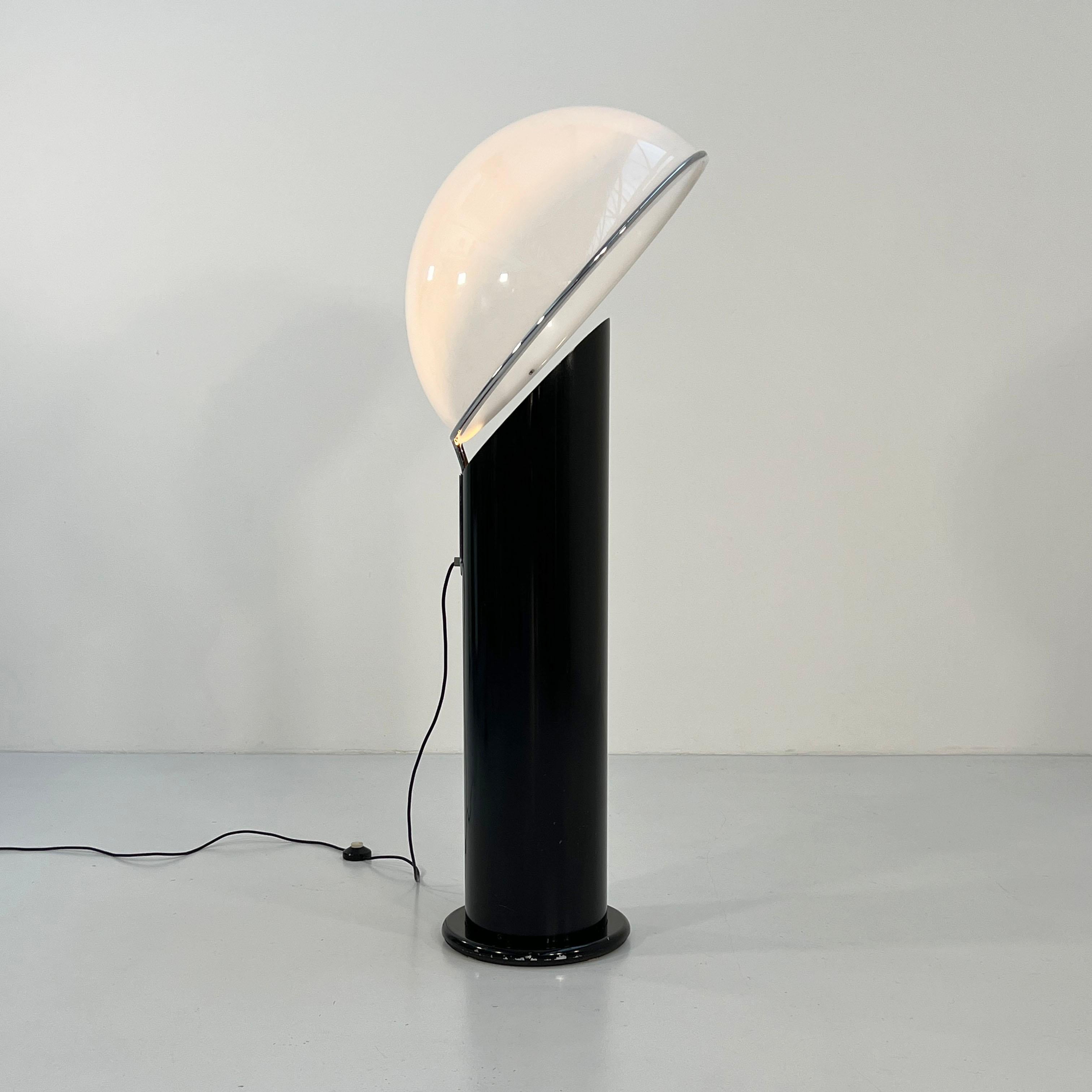 Black Ciot Floor Lamp by Ennio Chiggio for Lumenform, 1970s 2