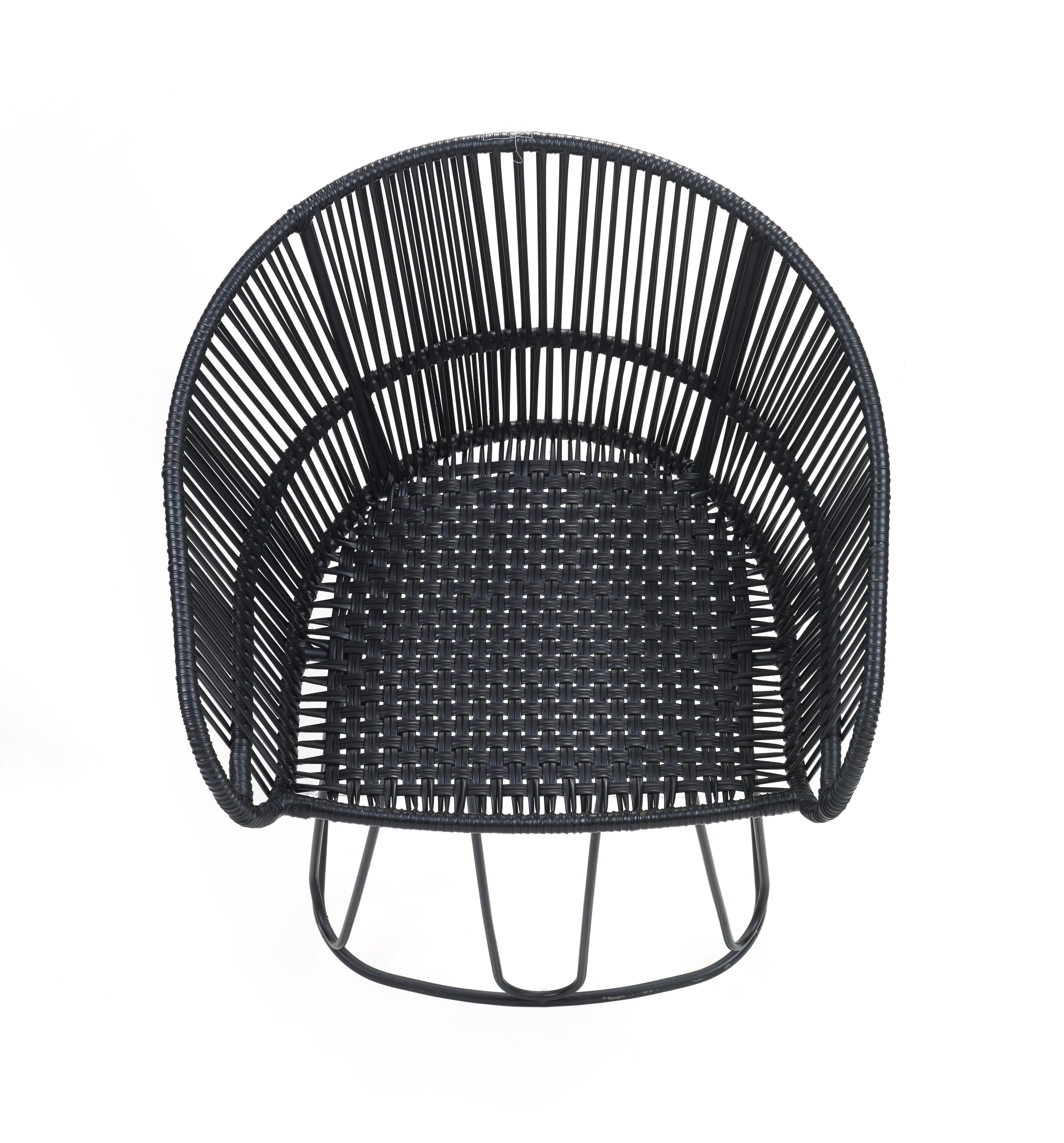 German Black Circo Dining Chair by Sebastian Herkner For Sale