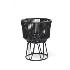 Black Circo Flower Pot 1 by Sebastian Herkner