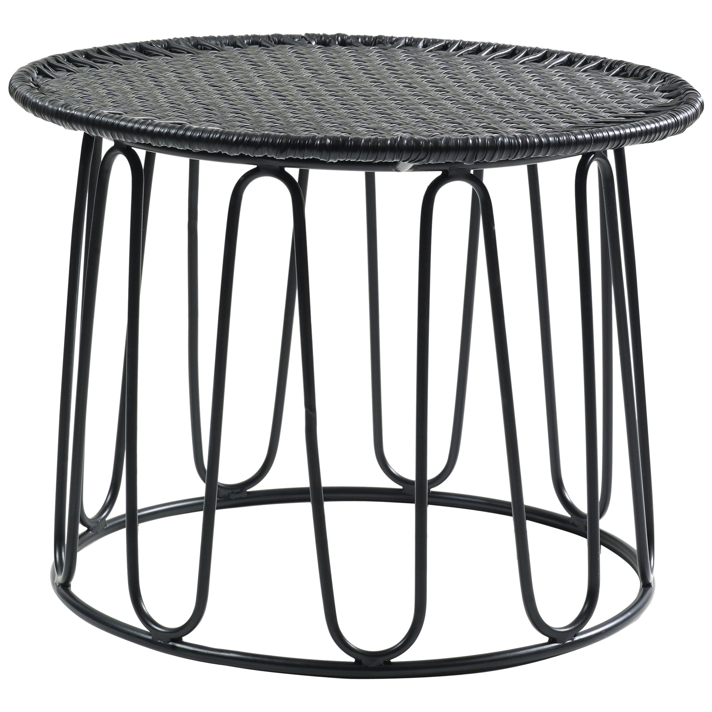 Black Circo Side Table by Sebastian Herkner