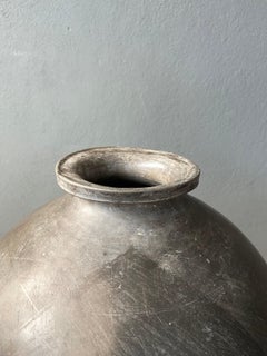 Black Clay Mezcal Jug From Oaxaca, Mexico, Circa 1940´s