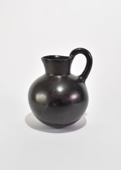 Black Clay Pitcher