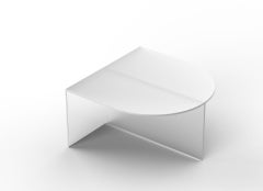 Black Clear Glass "Fifty Oblong" Coffee Table, Sebastian Scherer
