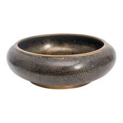 Black Cloisonné Censor Bowl
