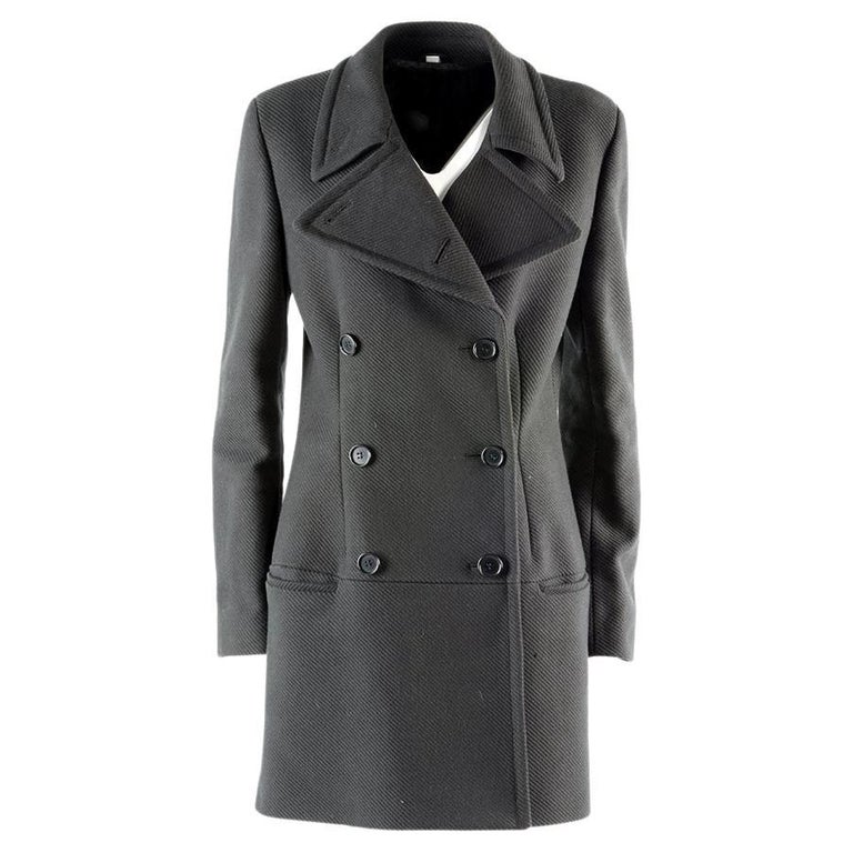 Helmut Lang Black coat size 44 For Sale at 1stDibs
