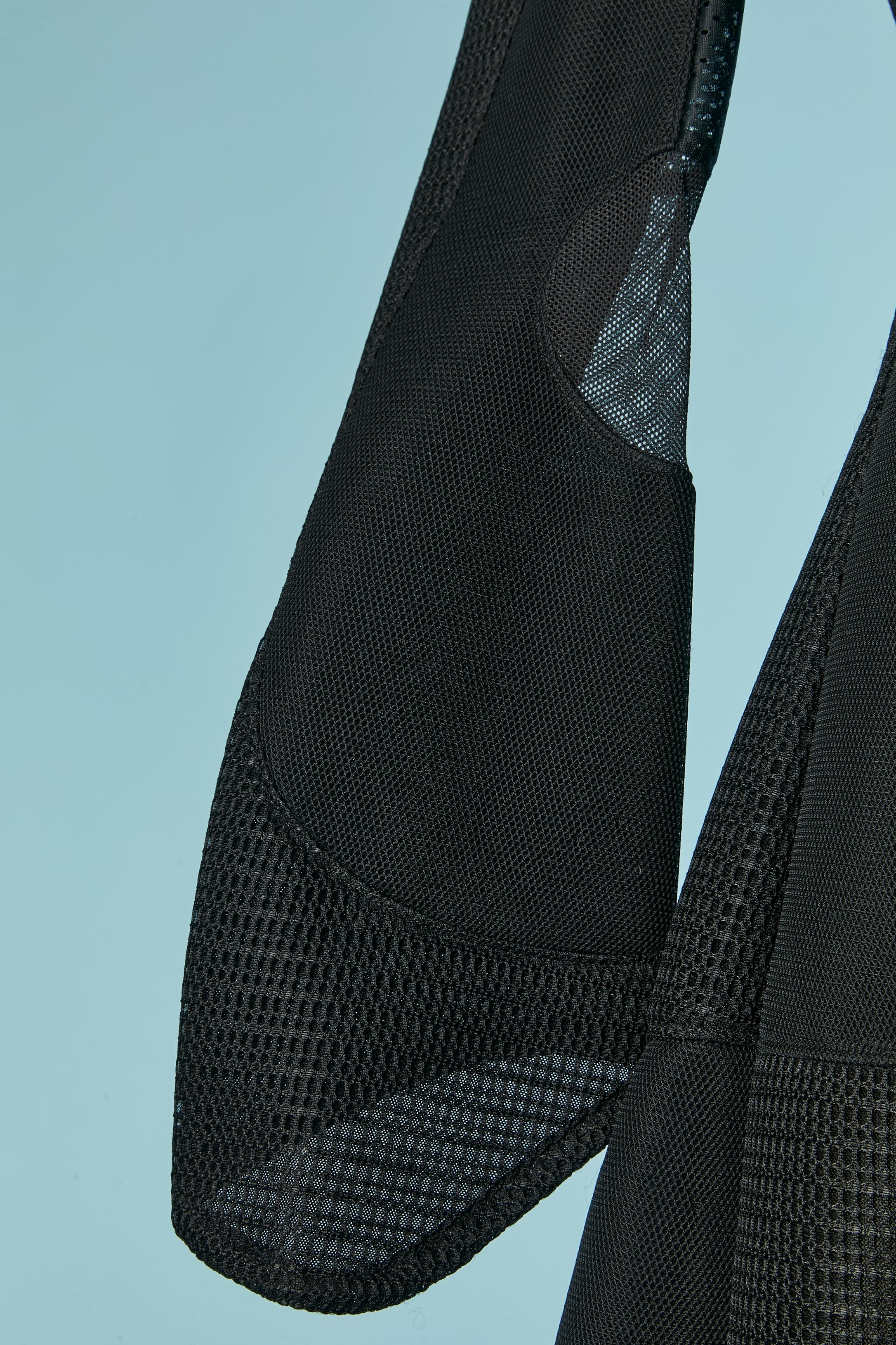 Schwarzer Mantel aus technischem Gewebe JUNYA WATANABE & PUMA im Angebot 1