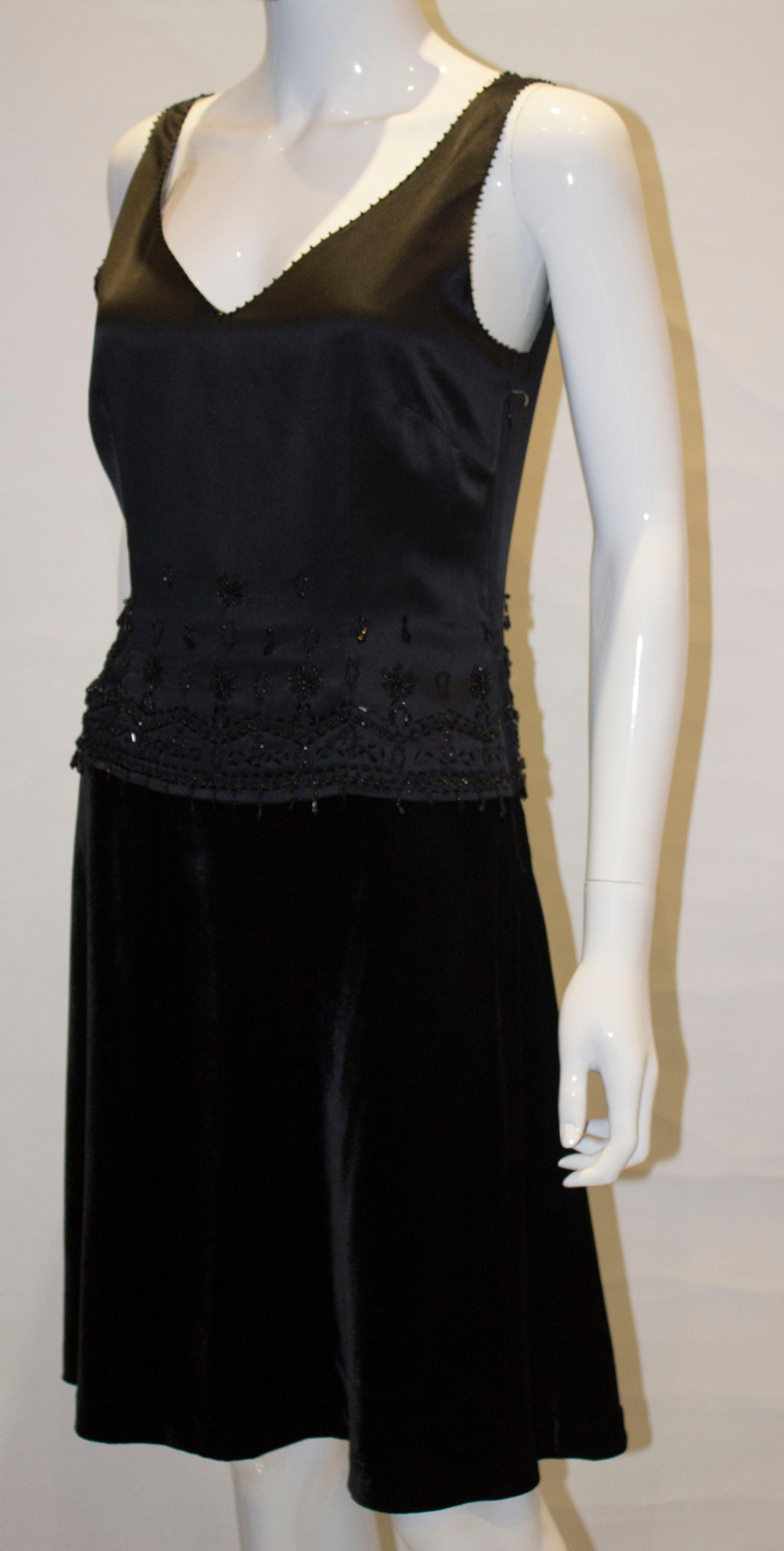 Women's or Men's Black Cocktail Dress by Birger and Mikkelsen For Sale
