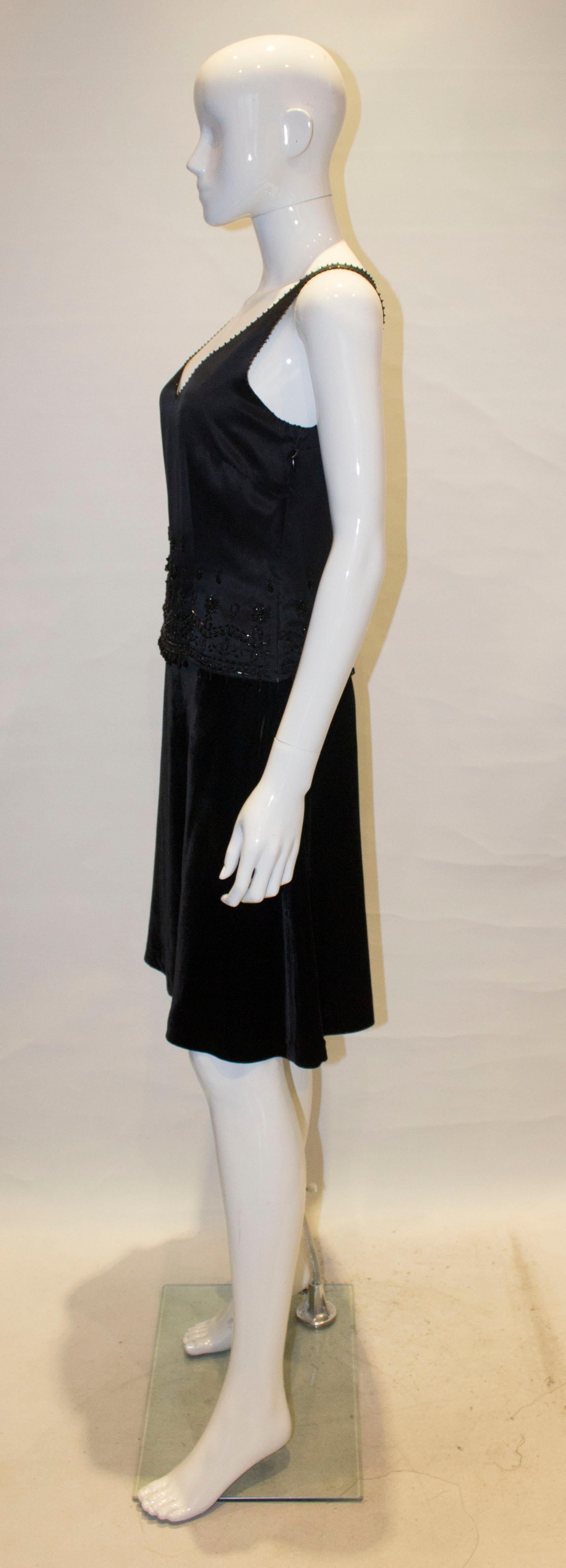 Black Cocktail Dress by Birger and Mikkelsen For Sale 1