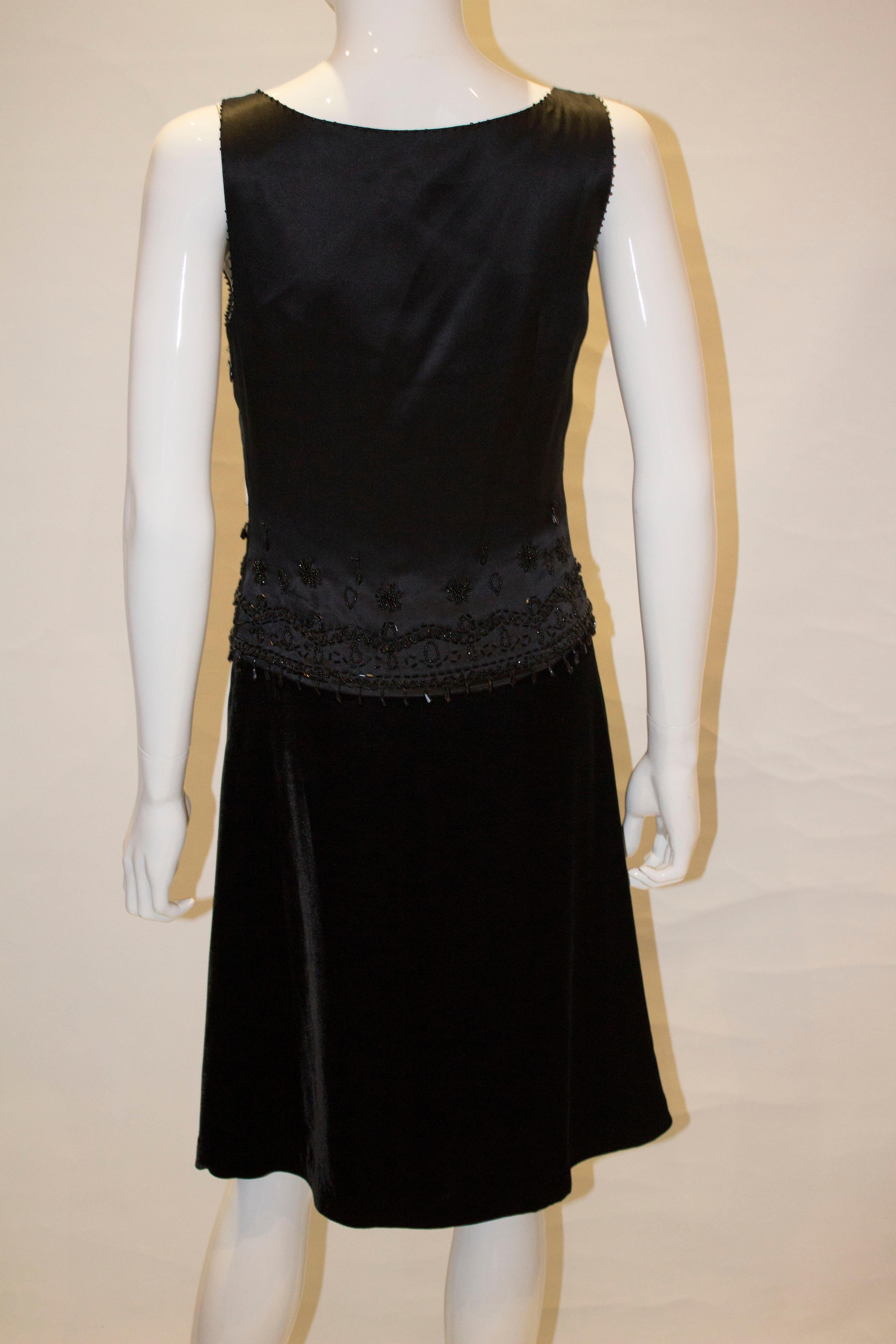Black Cocktail Dress by Birger and Mikkelsen For Sale 4