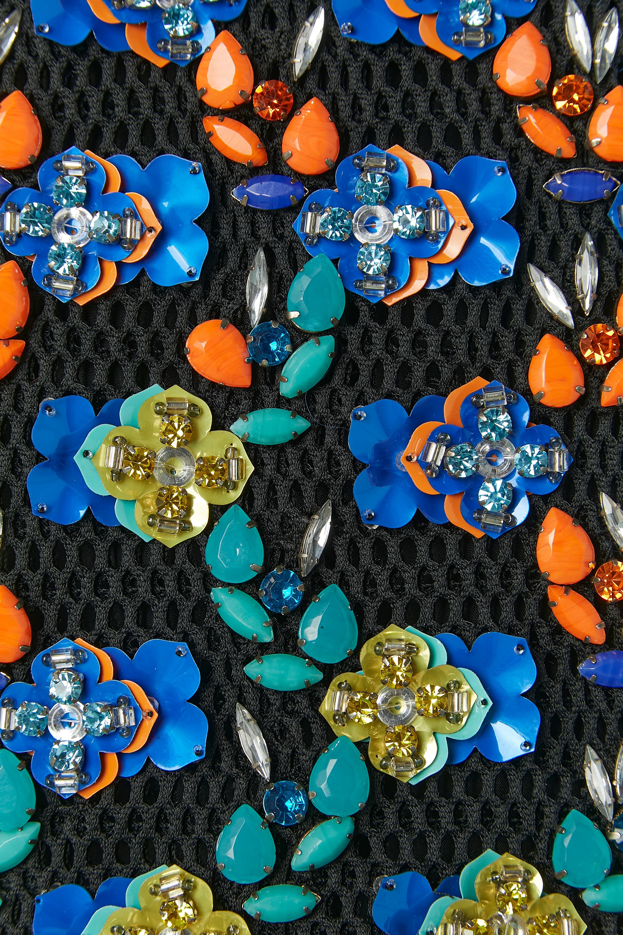 De las mujeres Vestido de cóctel negro con abalorios y adornos de lentejuelas Peter Pilotto en venta