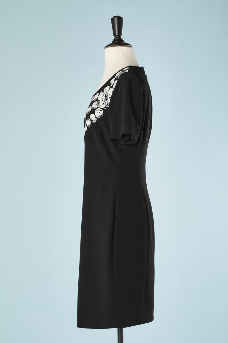 Robe De Cocktail Noire Moschino Cheap And Chic - Taille 44 - Neuve Avec étiquette