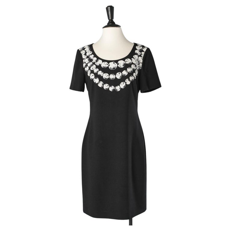 Moschino Black Viscose Cocktail Dress main image 0