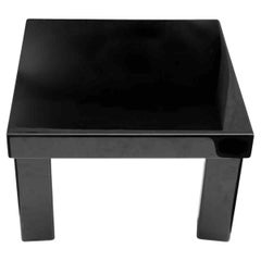 Retro Black Coffee Table, Italy, 1970s