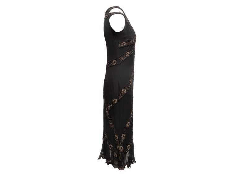 collette dinnigan beaded dress Collette Dinnigan Dress with Detail Beading and Stones S
