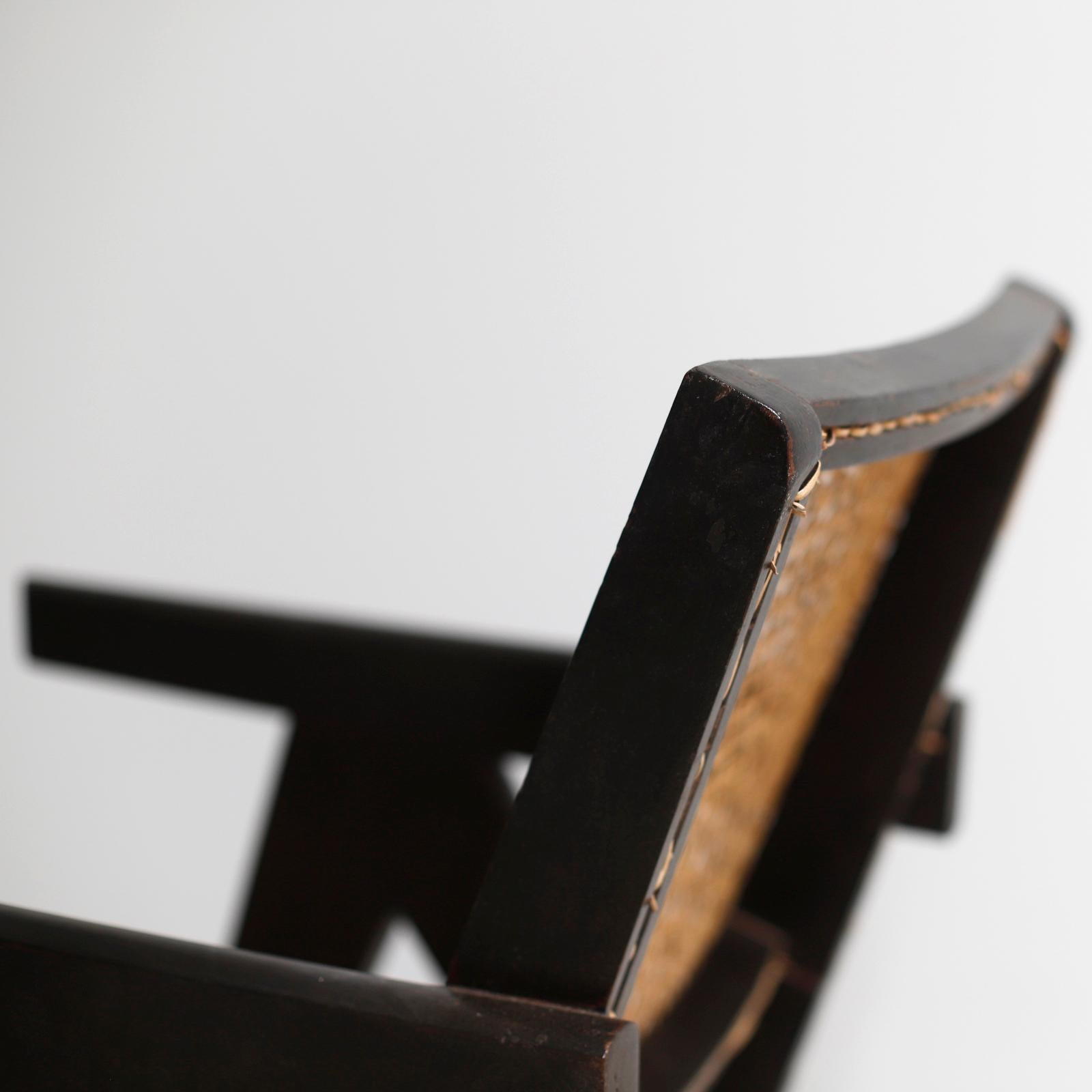 black jeanneret chair