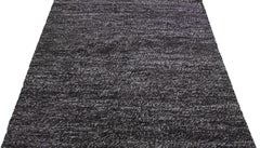 Black Color Moderner Teppich aus gefilzter, texturierter Wolle von Apadana