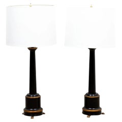 Black Column Lamps