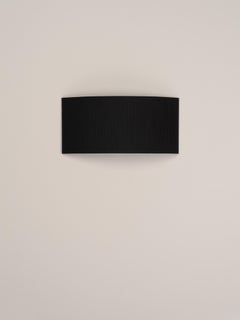 Lampada da parete rettangolare Comodín nera di Santa & Cole