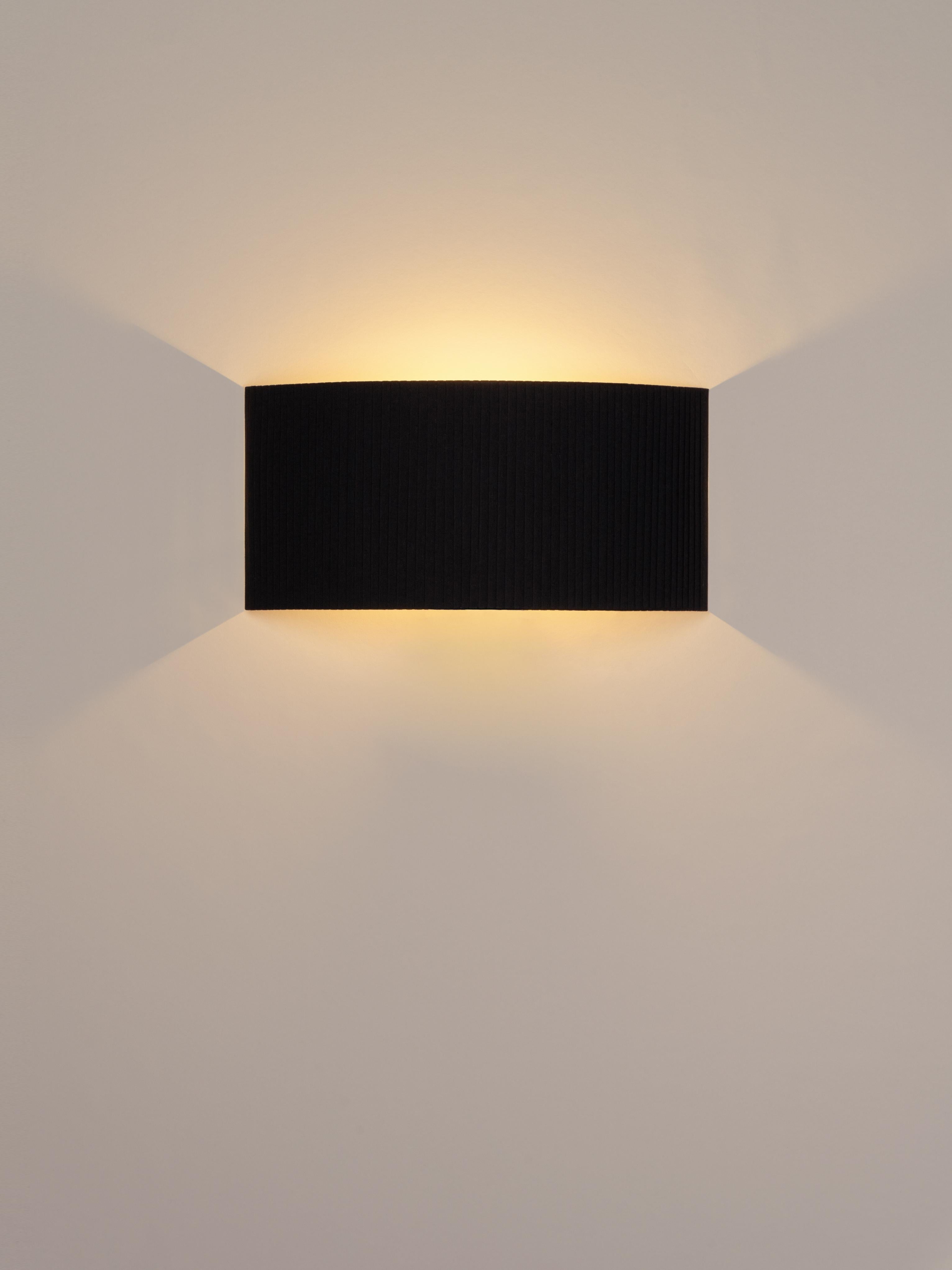Modern Black Comodín Rectangular Wall Lamp by Santa & Cole
