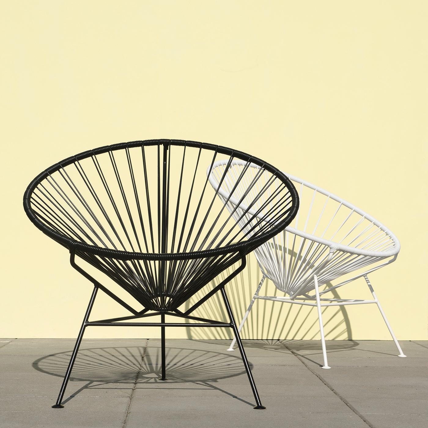 Poudré Chaise Condesa noire par OK Design en vente