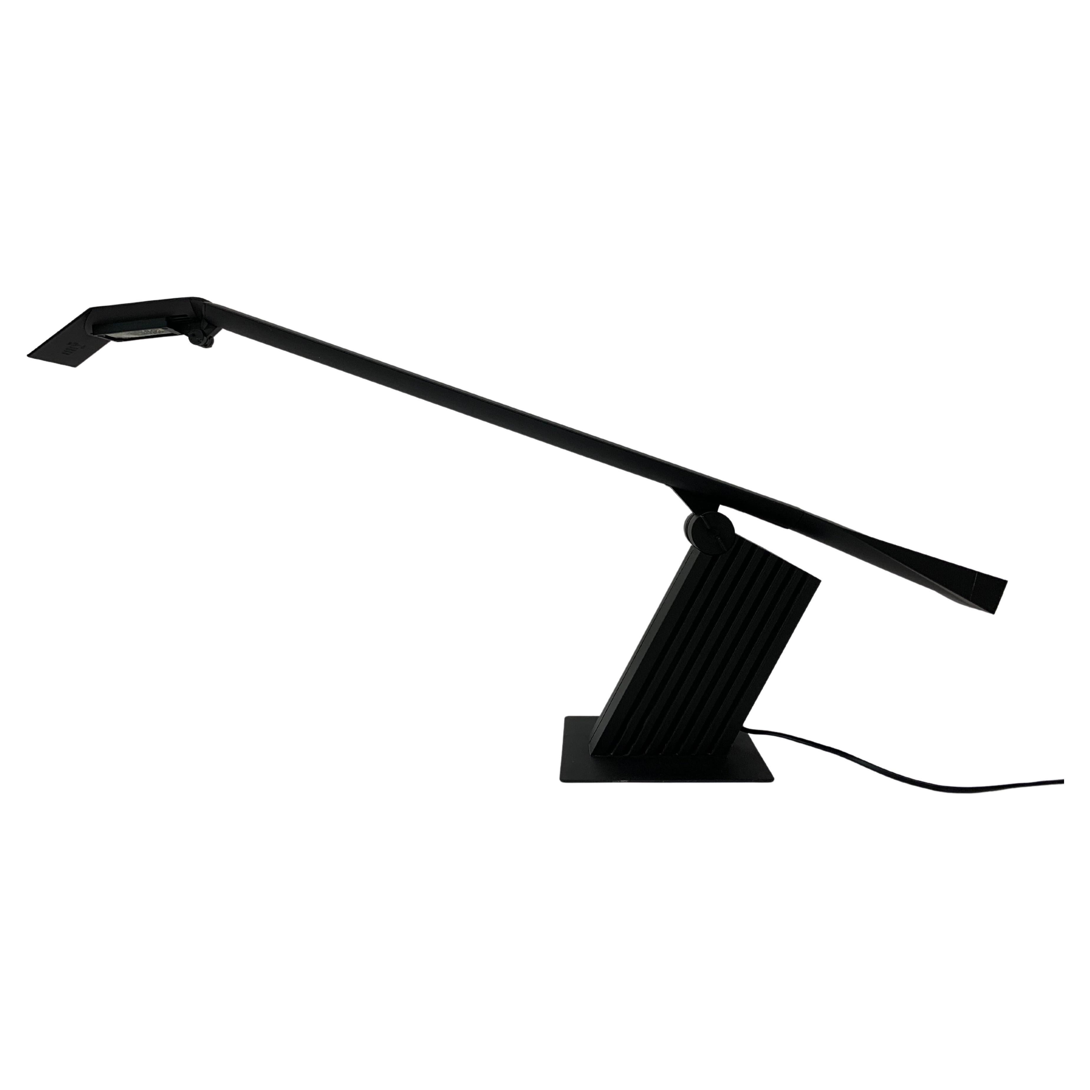 Black Condor Desk Lamp by Hans Von Klier for Bilumen, 1988 For Sale