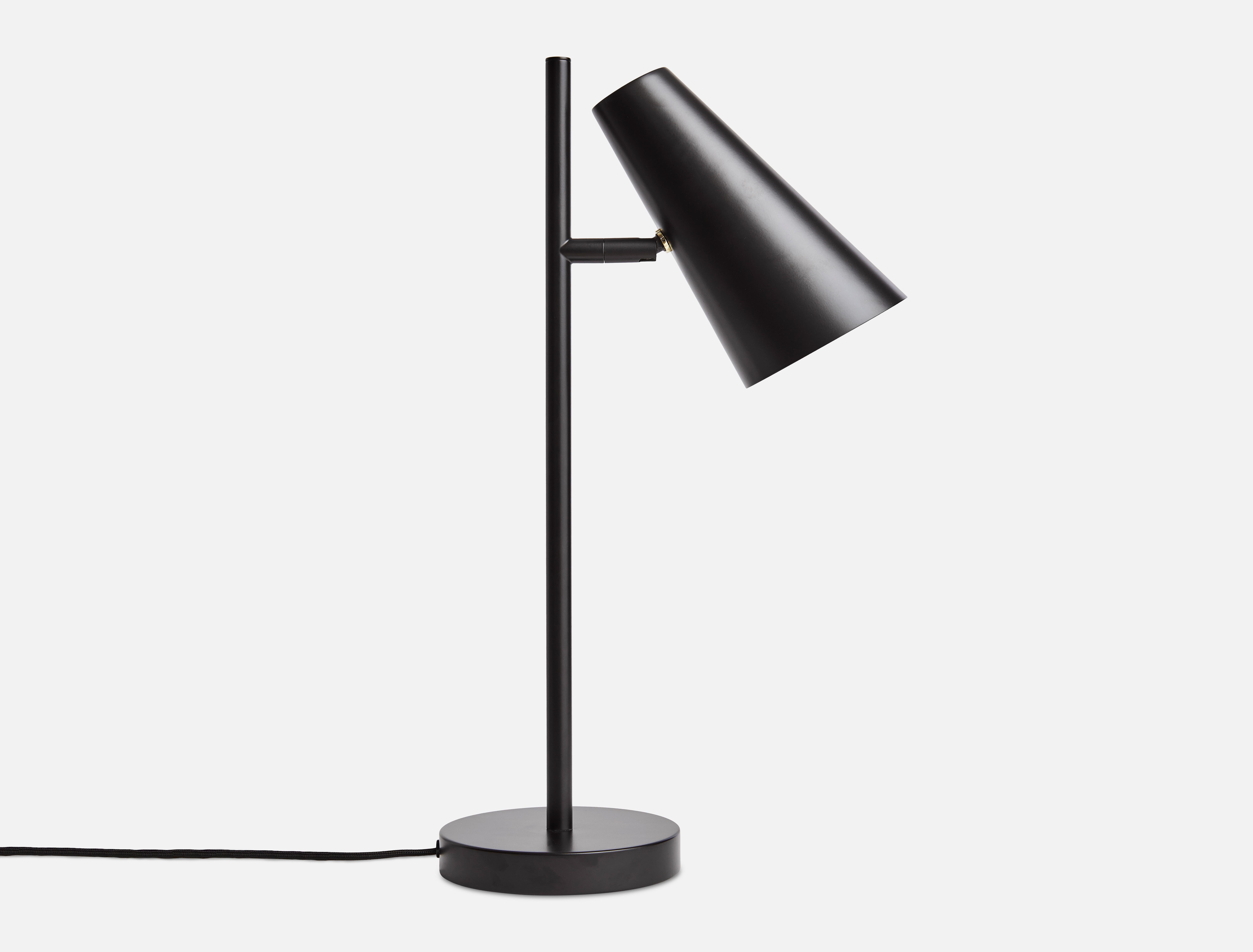 Postmoderne Lampe de table Cono noire de Benny Frandsen en vente