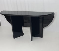 Black Console Table model Antella, 70s