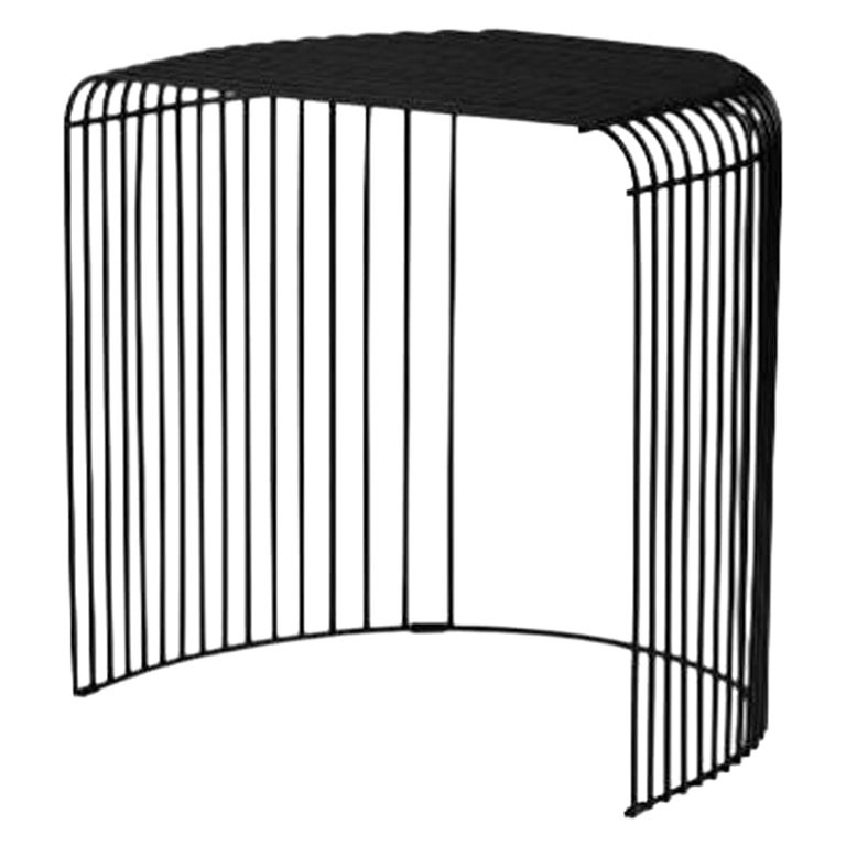 Black Contemporary Side Table
