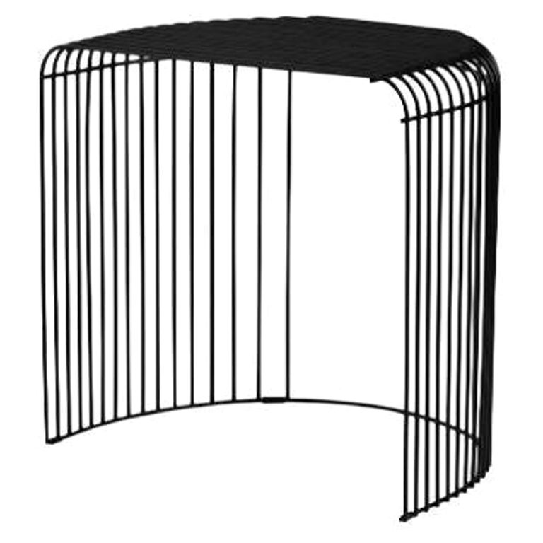 Black Contemporary Side Table For Sale at 1stDibs